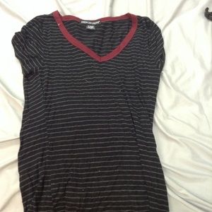 Soft Stripe Short Sleeve Top